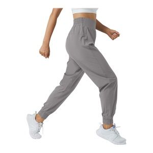 High Waisted Elastic Waistband Casual Joggers